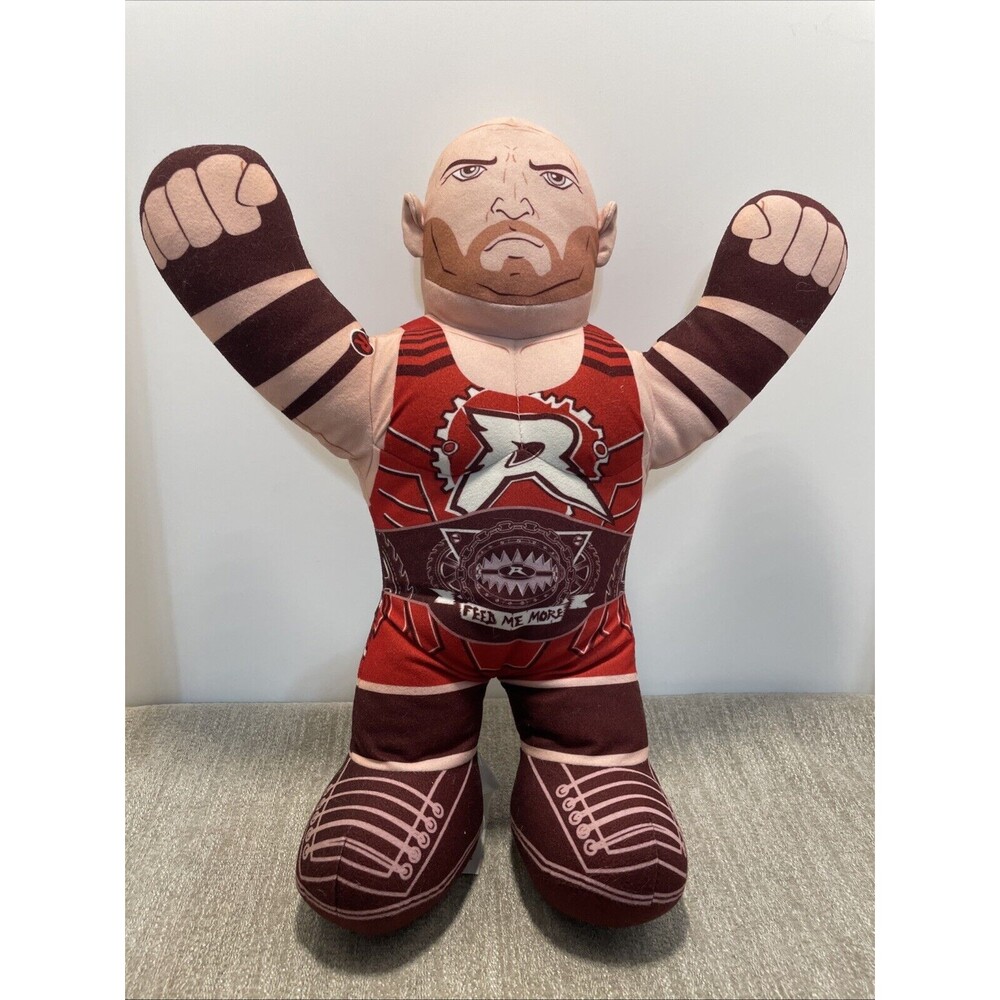 Mattel 16" Plush WWE Brawlin Buddies Ryback Fighting Doll Allen Reeves